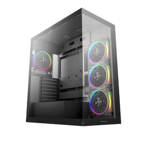 DeepCool CG580 4F V2 – ATX Mid Tower / 4x ARGB Fans / Tempered Glass / USB-C / Μαύρο