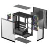 DeepCool CG580 4F V2 – ATX Mid Tower / 4x ARGB Fans / Tempered Glass / USB-C / Μαύρο