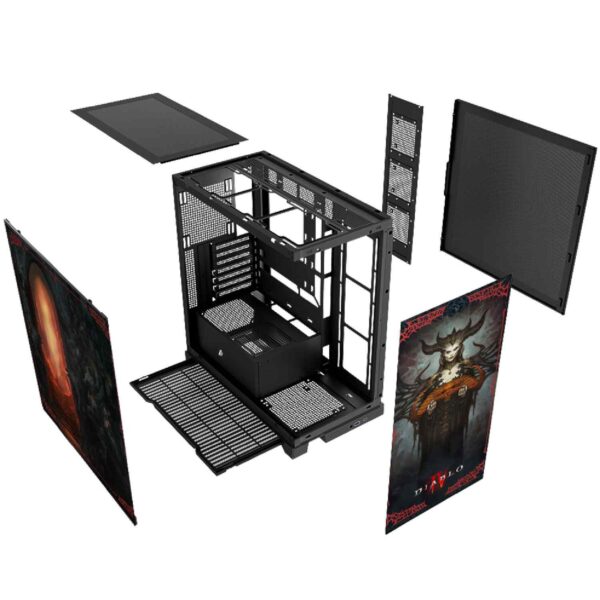 Diablo IV – Lilith PC Gaming Case Limited Edition ATX / USB-C / Υποστήριξη 360mm Ψυγείου / Μαύρο (T)