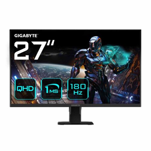 GIGABYTE GS27QA 27″ QHD IPS 180Hz HDR Gaming Monitor – 1ms , Μαύρη (T)