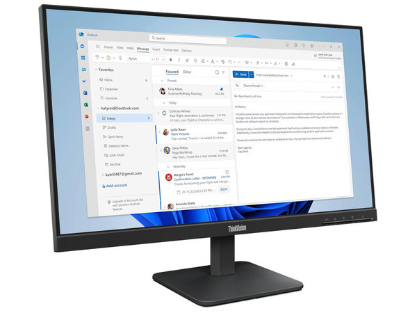 LENOVO Monitor ThinkVision S24-4e 23.8'' FHD IPS, HDMi, VGA, 3Years (Okt)