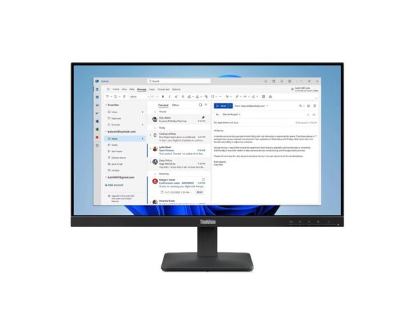 LENOVO Monitor ThinkVision S24-4e 23.8'' FHD IPS, HDMi, VGA, 3Years (Okt)