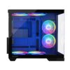 Modecom Panorama ARGB 7F Gaming Midi Tower Κουτί Υπολογιστή με 7x ΠροΕγκατεστημένα ARGB Fans και Tempered Glass , Μαύρο (T)