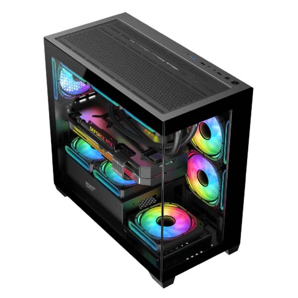 Pulse Series Gaming PC Ryzen 7 5700 / RTX 5060 8GB GDDR7 / 32GB DDR4 / 1TB NVMe / 360mm A-RGB Liquid Cooling / Windows 11 (T)