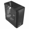 Savio NOCTIS FLOW X1 Gaming Case / ATX – High Airflow / 4× PWM Fans / Black (T)
