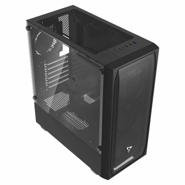 Savio NOCTIS FLOW X1 Gaming Case / ATX – High Airflow / 4× PWM Fans / Black (T)