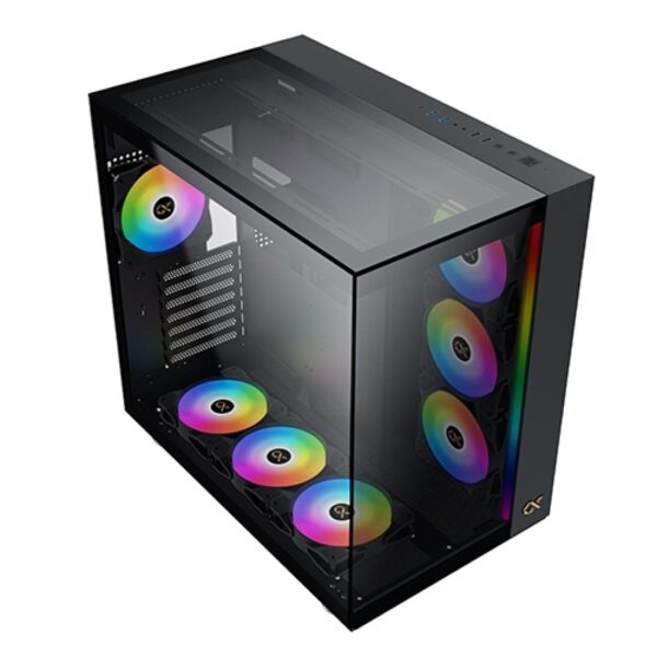 Xigmatek AQUA ULTRA EATX Gaming Case με 7 ARGB Ανεμιστήρες και Tempered Glass (T)