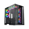 Xigmatek Aqua 7 Black ARGB Case ATX με 8x Fans & USB-C (T)