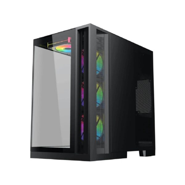 Xigmatek Aqua 7 Black ARGB Case ATX με 8x Fans & USB-C (T)