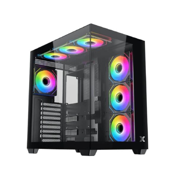 Xigmatek Aqua V Air ARGB Κουτί Υπολογιστή ATX με 7 Προεγκατεστημένους Ανεμιστήρες (T)
