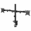 Savio UM-03 Διπλή Βάση Οθόνης Γραφείου 17″-32″ / 2x9kg / VESA 75×75 & 100×100 / Μαύρη