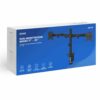 Savio UM-03 Διπλή Βάση Οθόνης Γραφείου 17″-32″ / 2x9kg / VESA 75×75 & 100×100 / Μαύρη